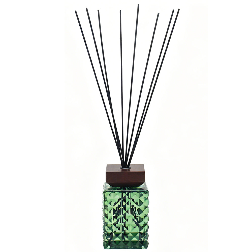Christmas Square Cut Glass Reed Diffuser 1 Litre - Various Colours