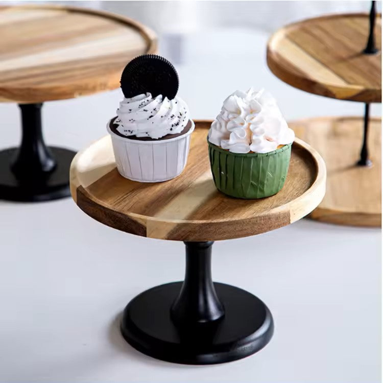 Rustic Wooden Cake Display Stand - Various Sizes