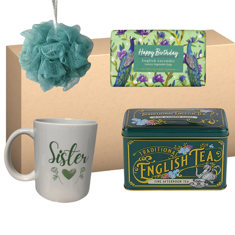 Sister Happy Birthday Gift Set Mug & Tea Soap