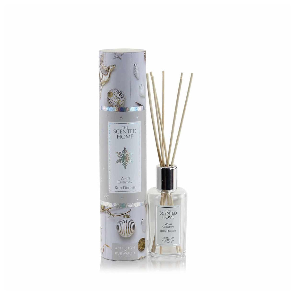 Ashleigh & Burwood Scented Home Reed Diffuser 100ml - Various Festive Fragrances white christmas