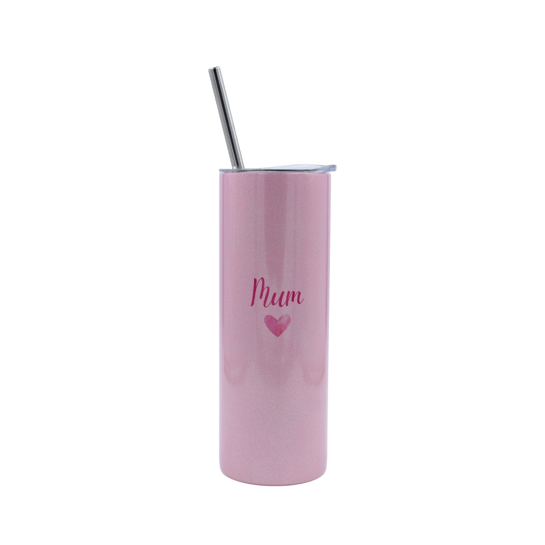 Pink Stainless Steel Drink Bottle Women - Personalised Name / Custom Text