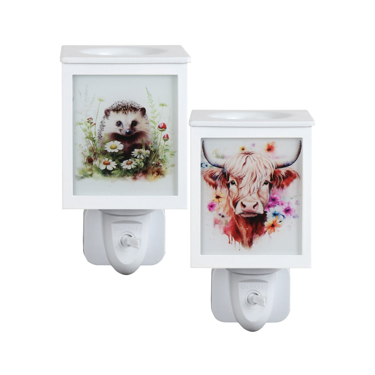 Aroma Square Plug In Wax Melter - Highland Cow or Hedgehog