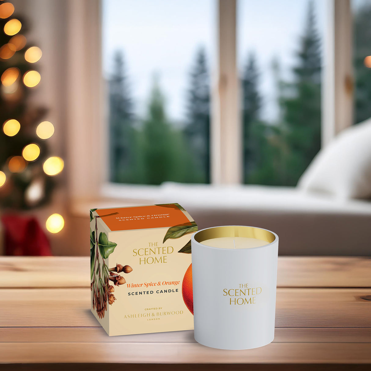 Ashleigh & Burwood Scented Home Glass Candle - Seasonal Fragrances