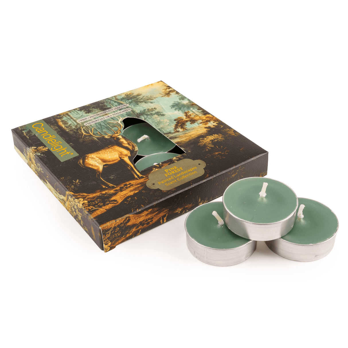 Candlelight Set of 9 Tealights - Pine Forest