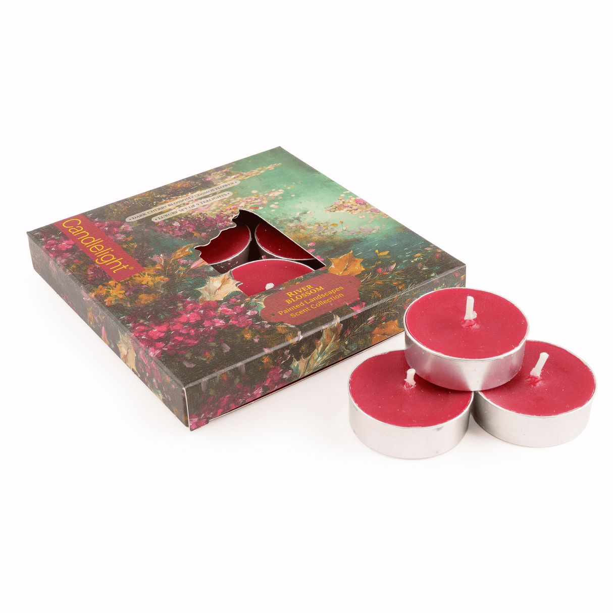 Candlelight Set of 9 Tealights - River Blossom
