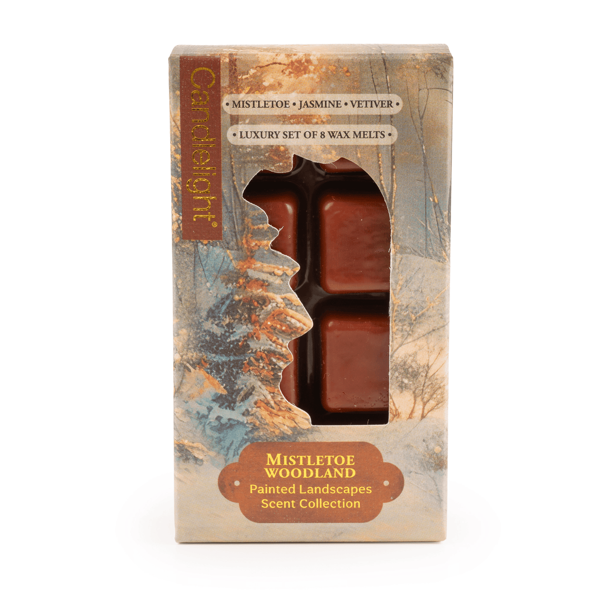 Candlelight 8 Pack Wax Melts - Mistletoe Woodland