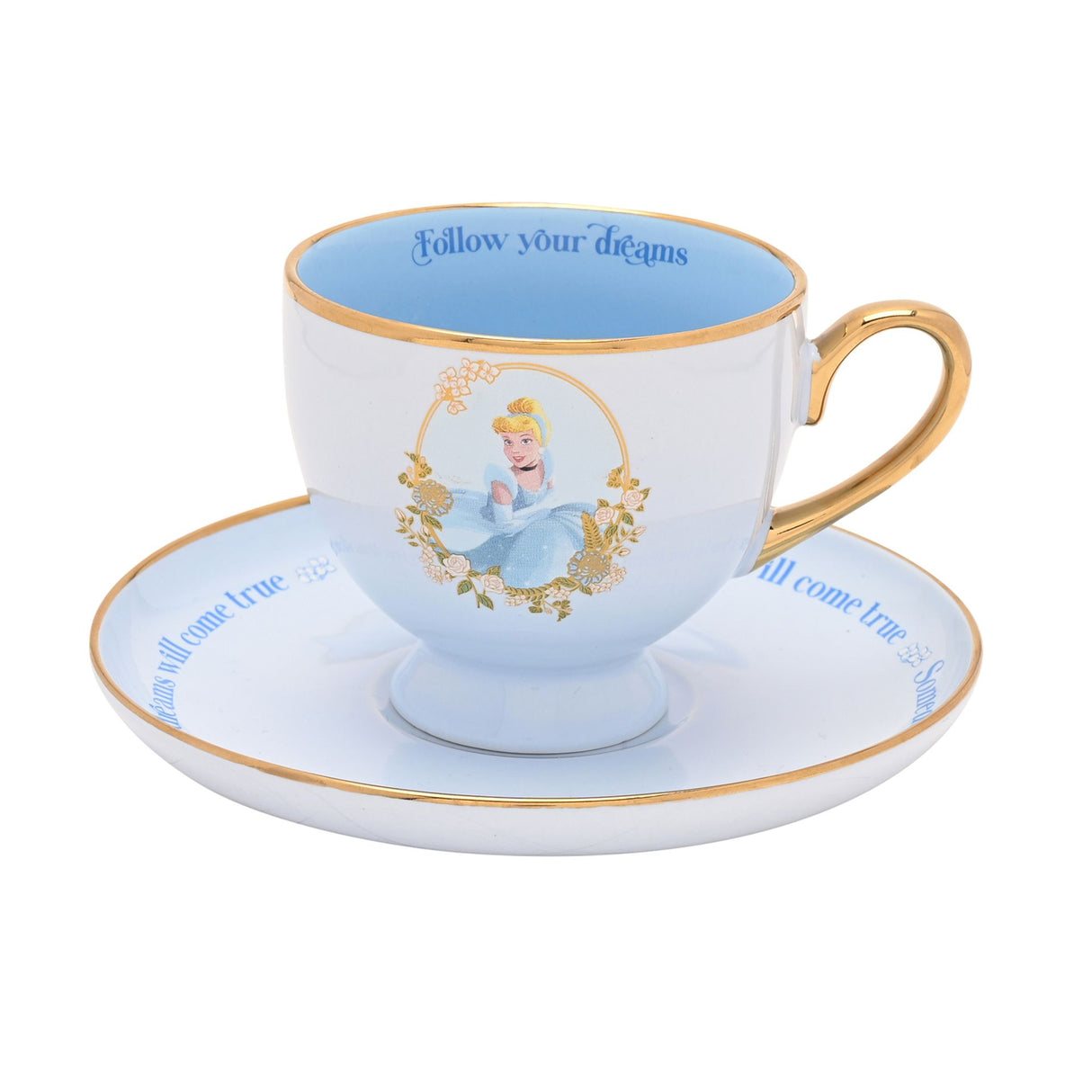 Disney Pastel Princess Tea Cup & Saucer Set - Various Characters