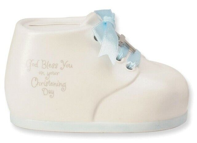 China Shoe Money Bank - Baby Boy Christening