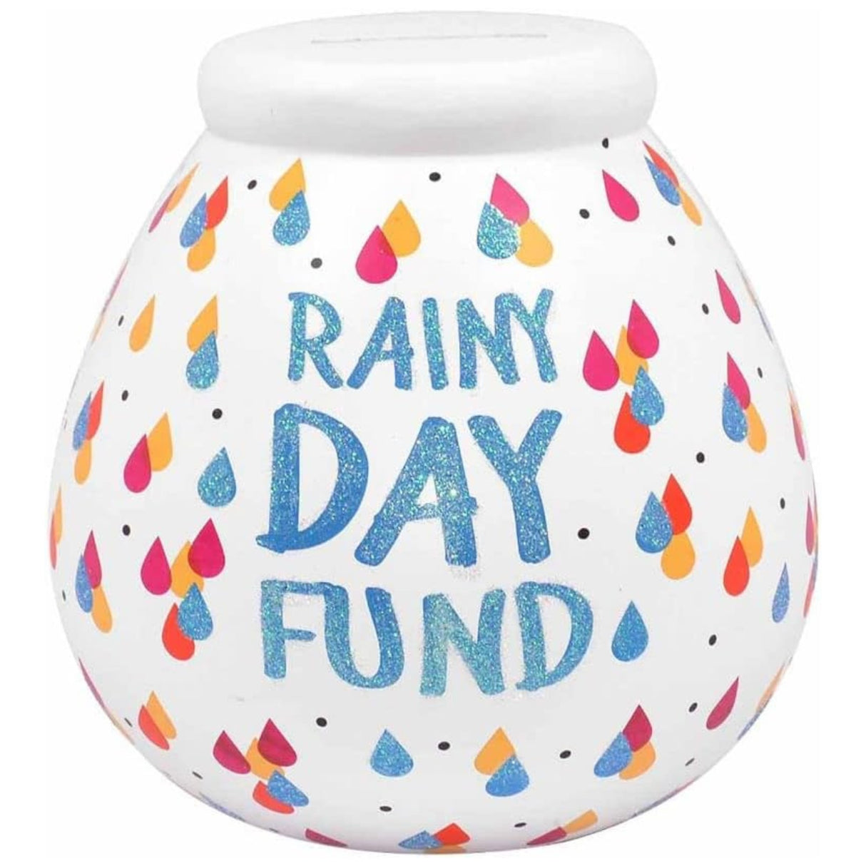 Pot of Dreams Money Box Savings Jar - Rainy Day Fund