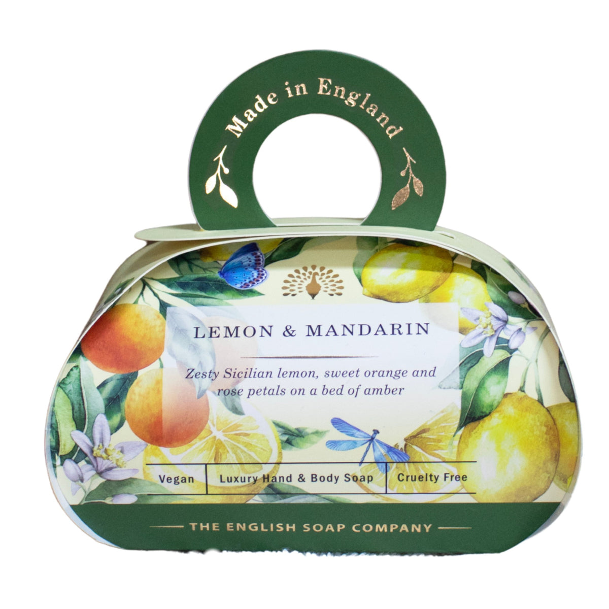 The English Soap Company Large Soap Bar Gift Box - Lemon & Mandarin