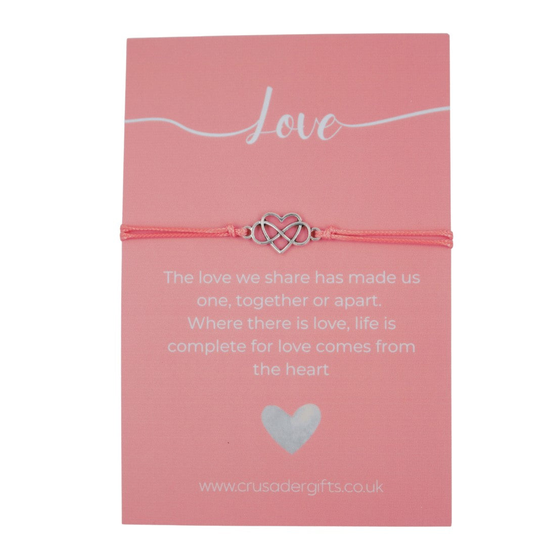 Woodside Home Living Keepsake Letterbox Bracelet - Love Silver Heart