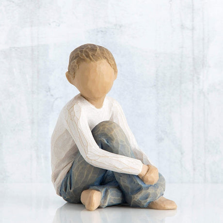 Willow Tree Caring Child Figurine (Boy)