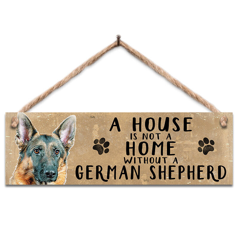 Dogs Cats Pets Wooden Hanging Sign Gift Plaque - Various Designs