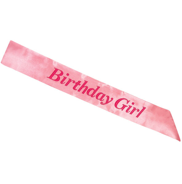 Birthday Girl Sash (Pink)
