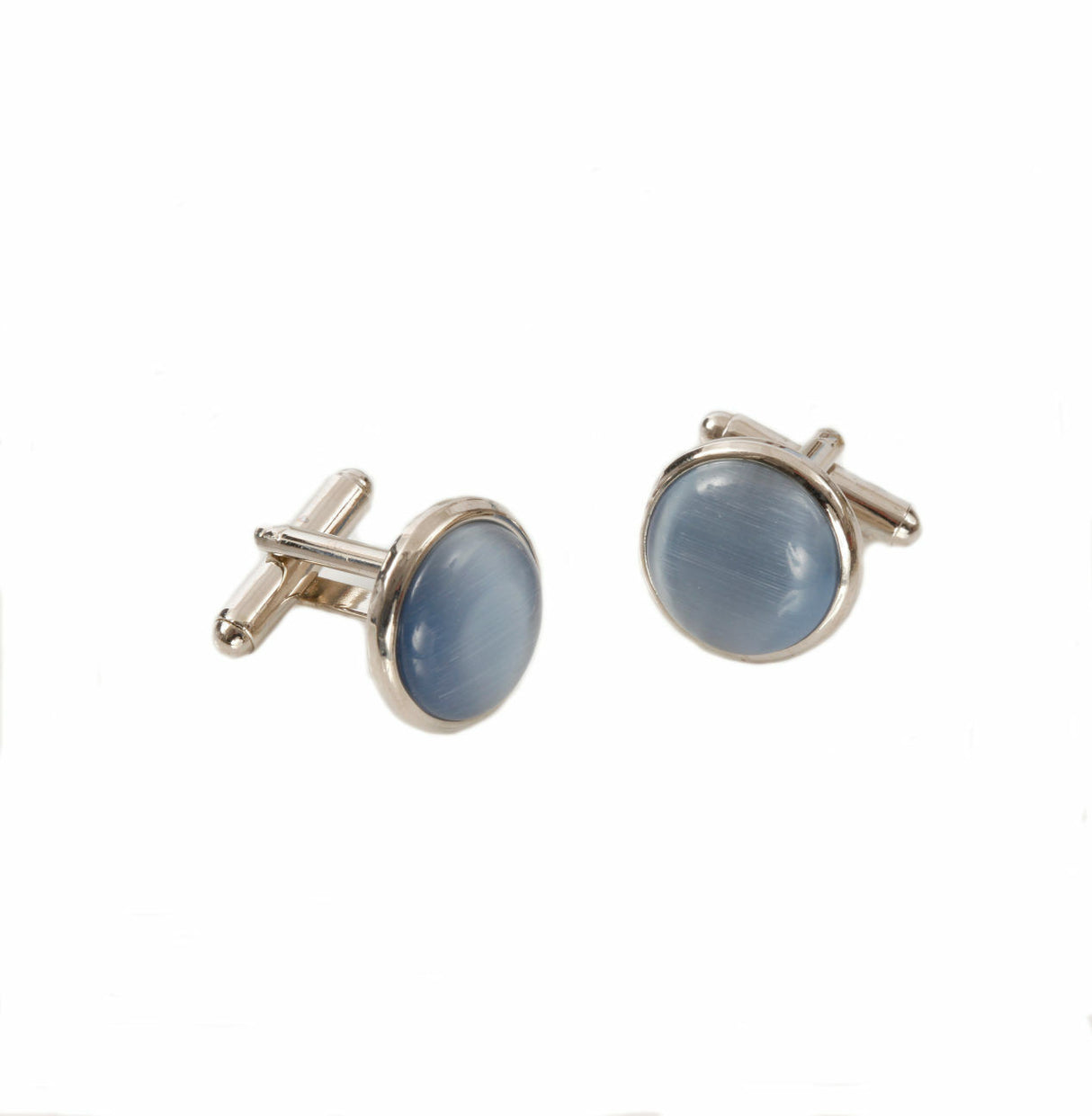 Unisex Dress Cufflinks in Gift Box Wedding Formal Business - Blue Pink or Grey