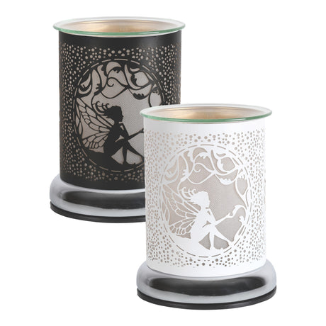 Electric wax melt burners with fairy sitting design