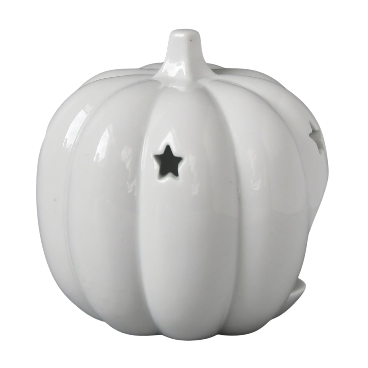 Woodside Home Living White Pumpkin Tea Light Holder