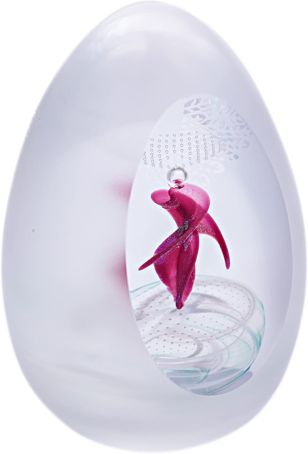 Caithness Glass Paperweight Limited Edition - Faith Guardian Angel Ruby