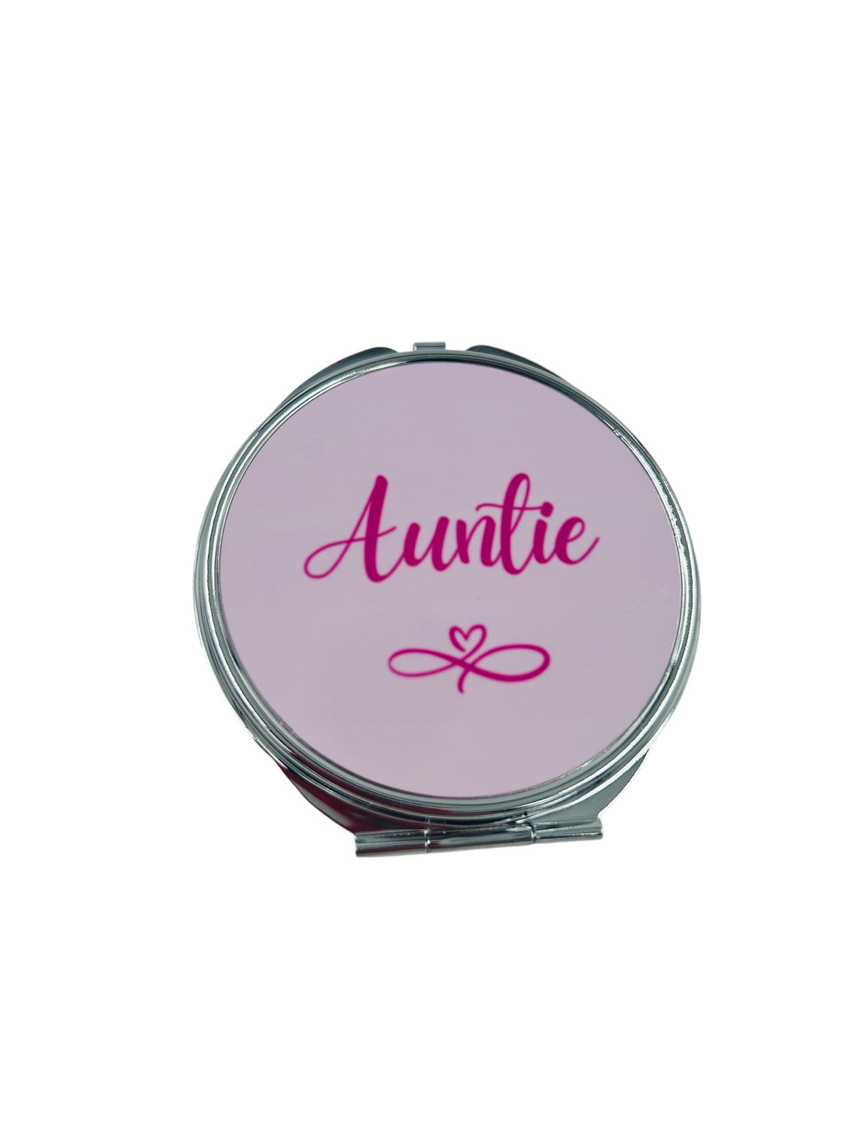 Woodside Home Living - Compact Mirrors auntie infinity heart