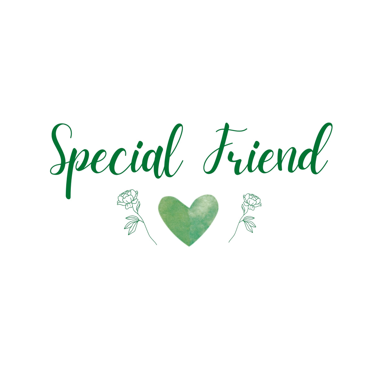 Personalised Mugs Heart & Flowers Mug & Coaster Sets - Green