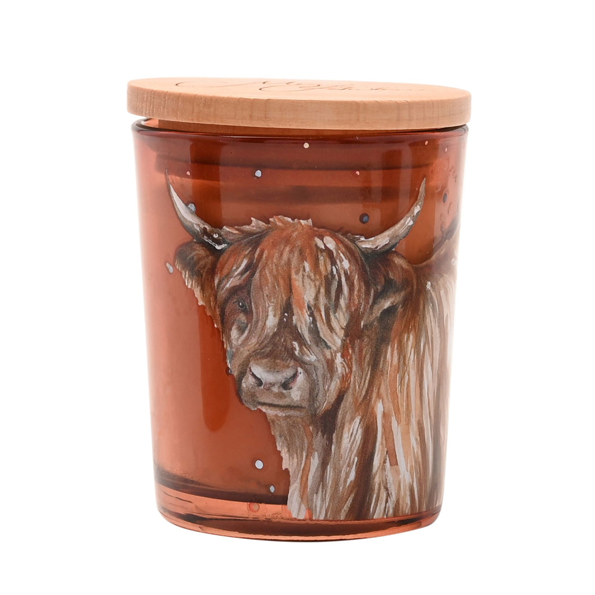 Meg Hawkins Highland Cow Mini Candle & Reed Diffuser Gift Set - Apple Orchard