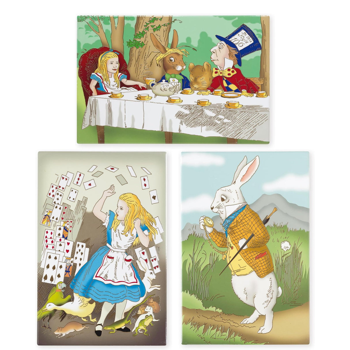 Art of Arora Alice in Wonderland Ceramic Tile 30cm x 20cm - Various Designs