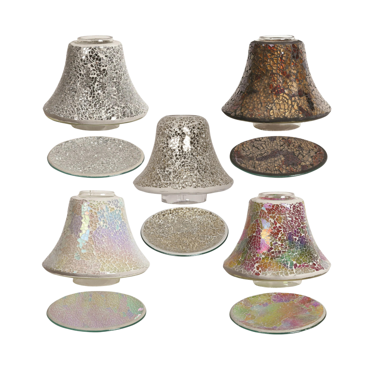Mosaic Candle Shade & Plate sets