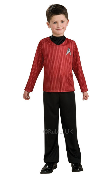Childs Scotty Official Star Trek Costume Film TV Fancy Dress Age 3 - 10