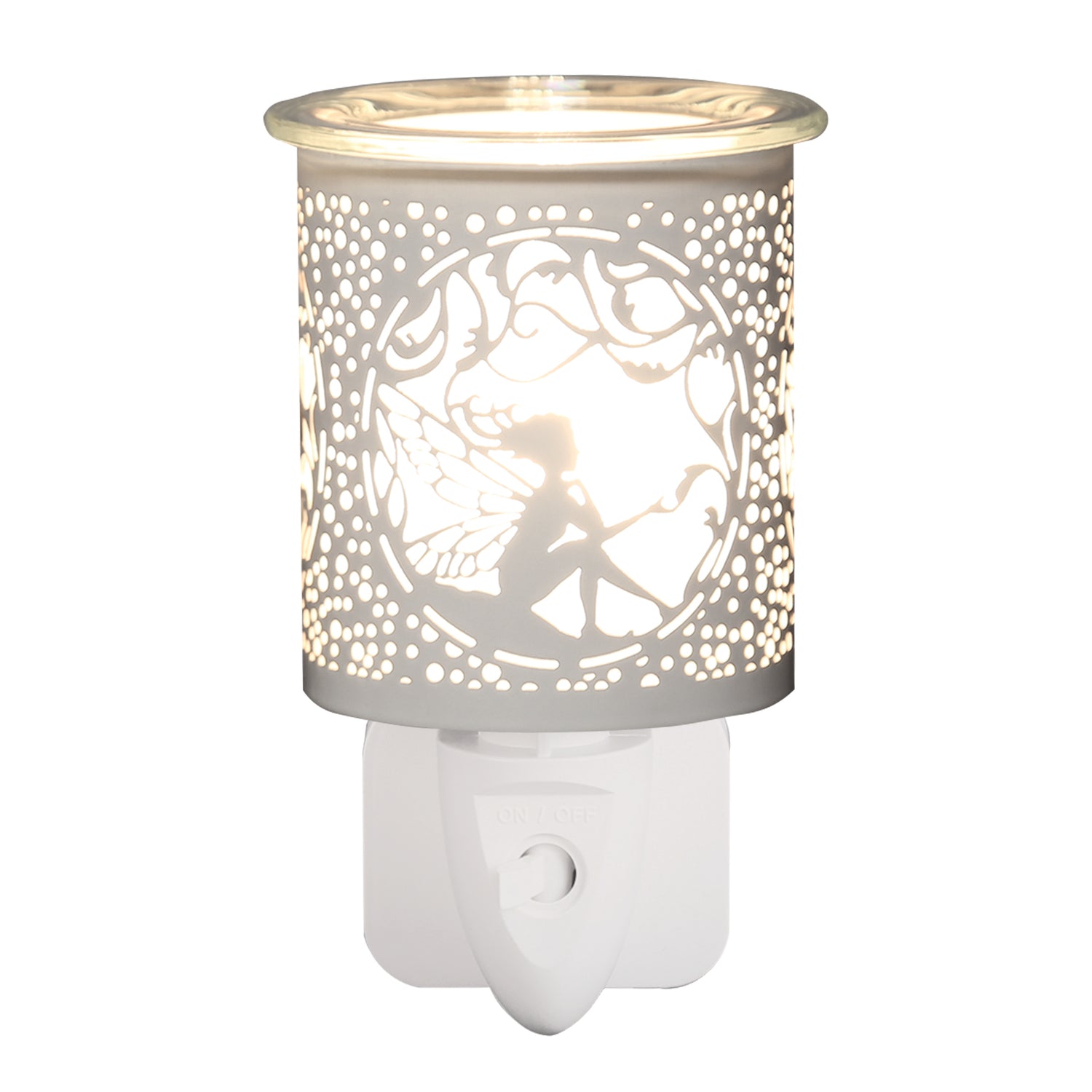 Aroma Electric Wax Melt Burner Plug In Fairy Sitting Design - Various Colours