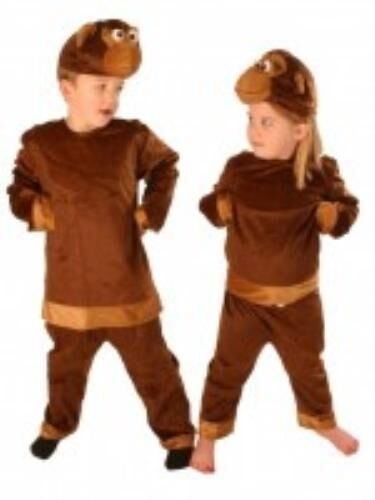 Childs Monkey Suit Fancy Dress Costume Age 5-8 Years