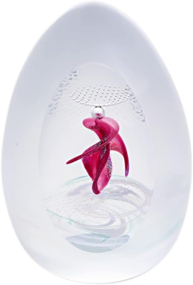 Caithness Glass Paperweight Limited Edition - Faith Guardian Angel Ruby