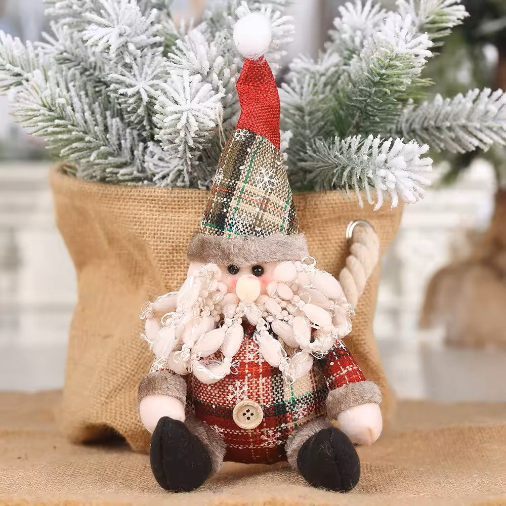 Christmas Plush Tree Decor Hanging Plush Ornaments