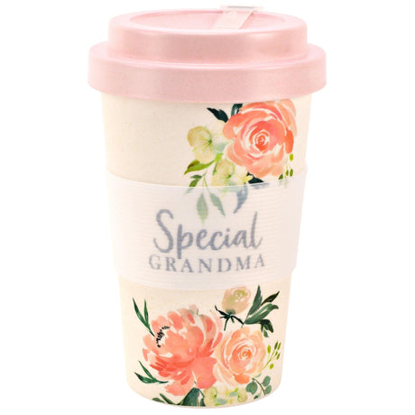 Sophia Peaches & Cream Bamboo Travel Mug - Special Grandma