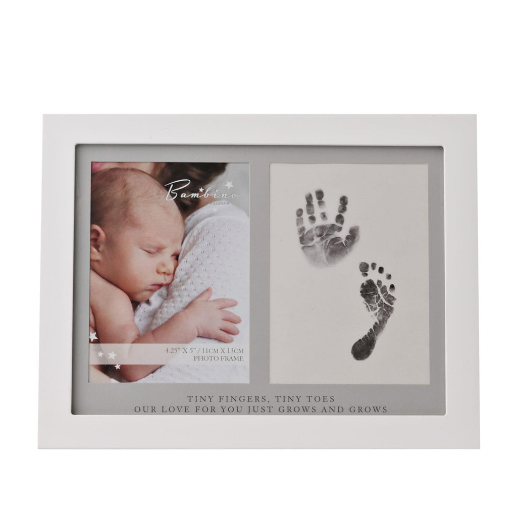 Bambino Baby Hand & Foot Print Inkless Photo Frame - Crusader Gifts