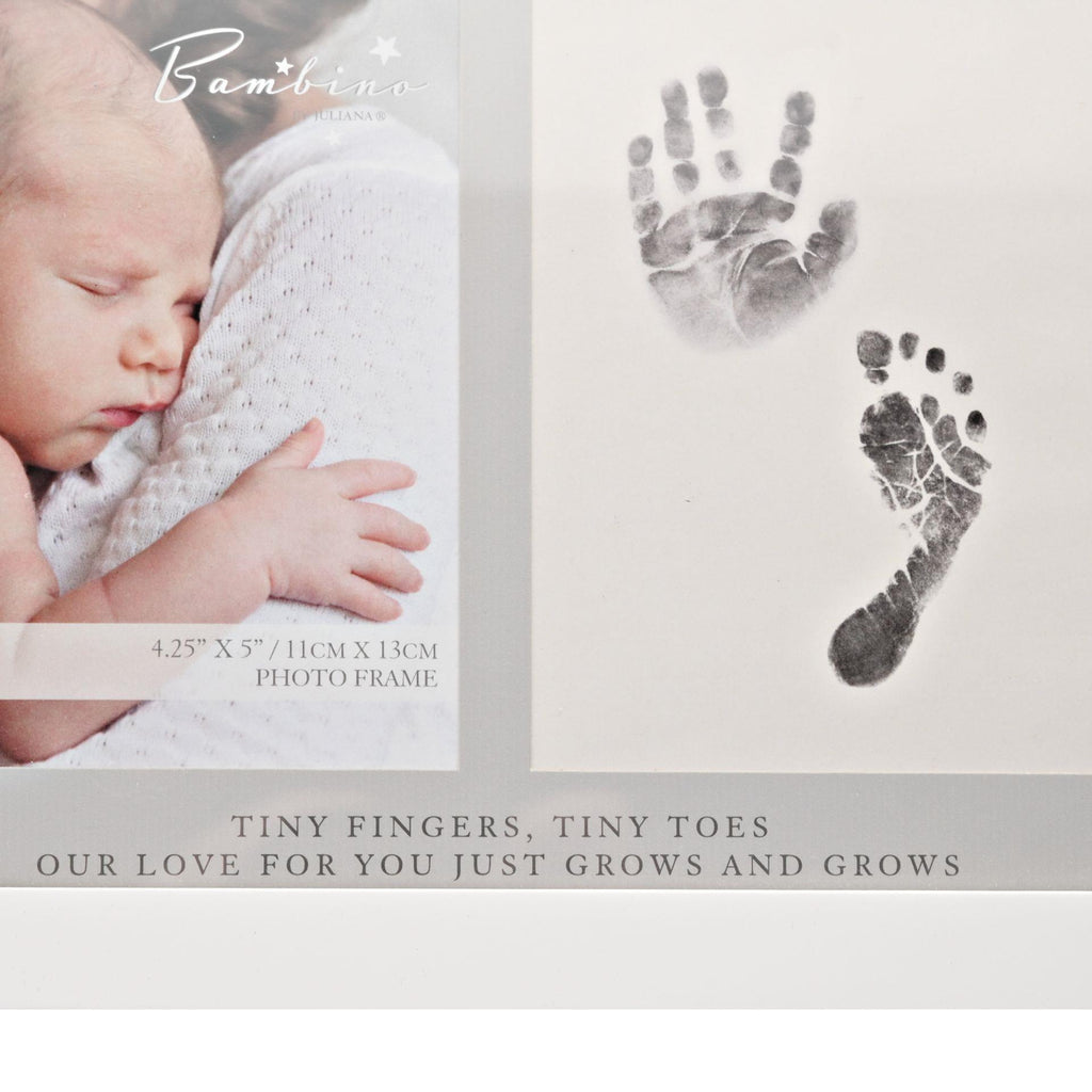 Bambino Baby Hand & Foot Print Inkless Photo Frame - Crusader Gifts