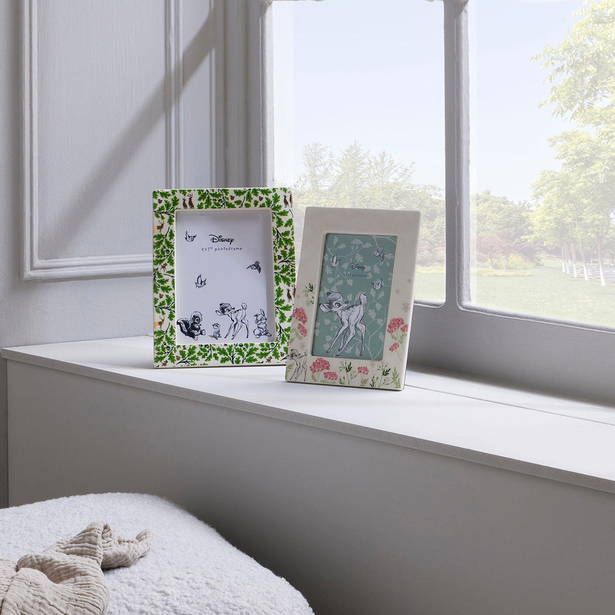 Disney Home Ceramic Photo Frame 4x6" - Forest Friends (Bambi)