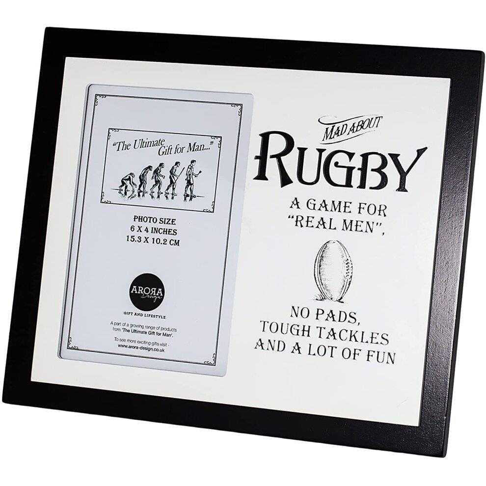 Ultimate Man Gift Photo Frame 4" x 6" - Rugby