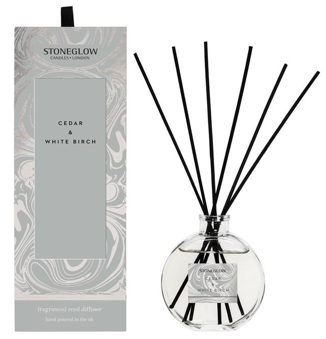 Stoneglow Candles Modern Classics Reed Diffuser - Cedar & White Birch