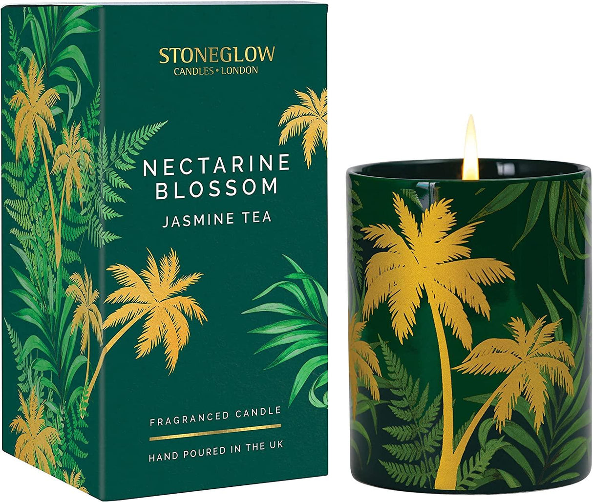 Stoneglow Candles Urban Botanics Tumbler Candle - Nectarine Blossom Jasmine Tea