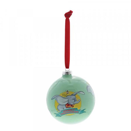 Disney Enchanting Glass Bauble - First Christmas (dumbo)