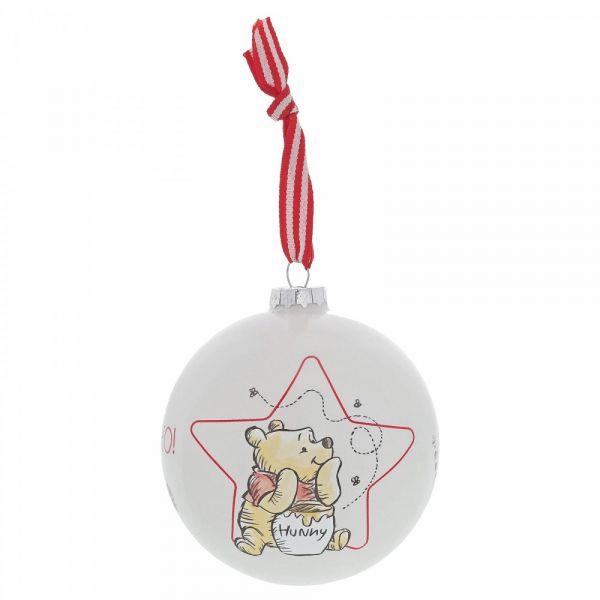 Disney Enhanting Glass Bauble -  Winnie the Pooh