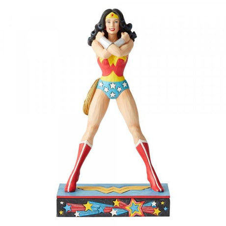 DC comics by jim shore amazonian princess (wonder woman) silver age figurine