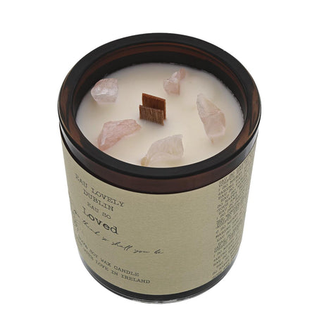 Eau Lovely Dublin Gemstone Candle - Eau So Loved