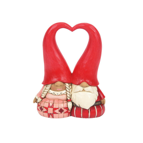 Heartwood Creek Gnome is where the heart is love couple figurine