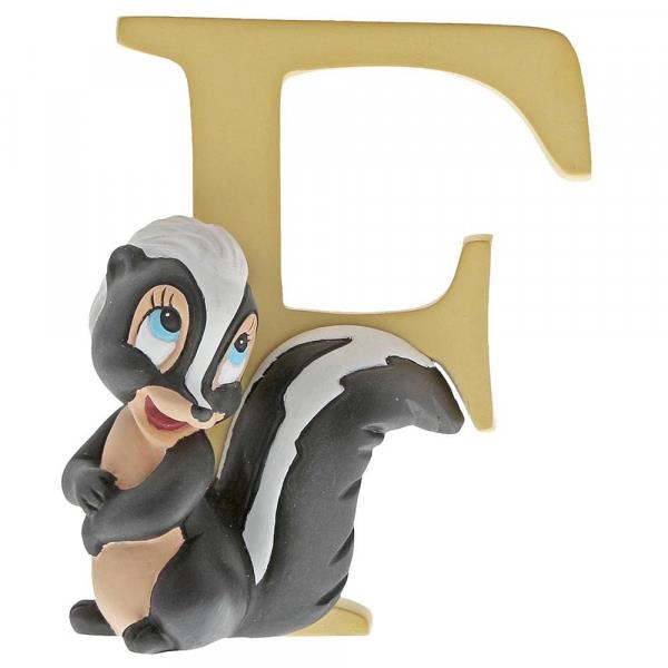 Disney Letter F Figurine: Flower (Bambi)