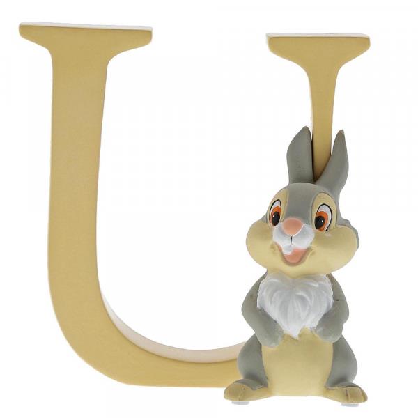 Disney Letter U Figurine: Thumper (Bambi)