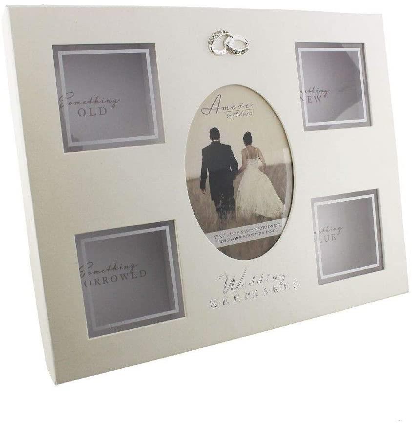 Amore Wedding Memories Keepsake Box - Something Old, New, Borrowed & Blue