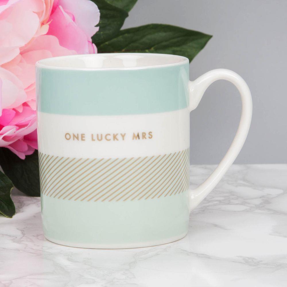 One Lucky Mrs & One Lucky Mr Mug Set