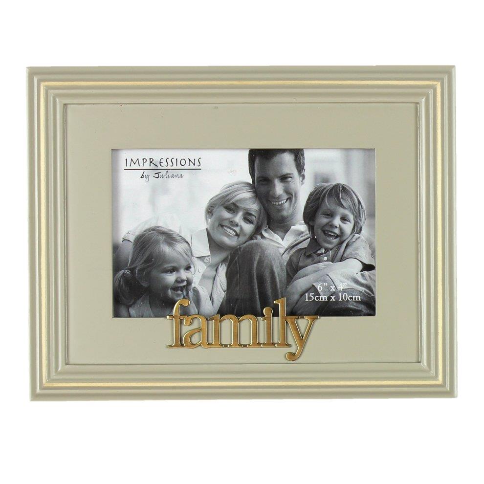 Juliana Impressions Wooden Photo Frame 6" x 4"  - Friends, Family, Grandkids
