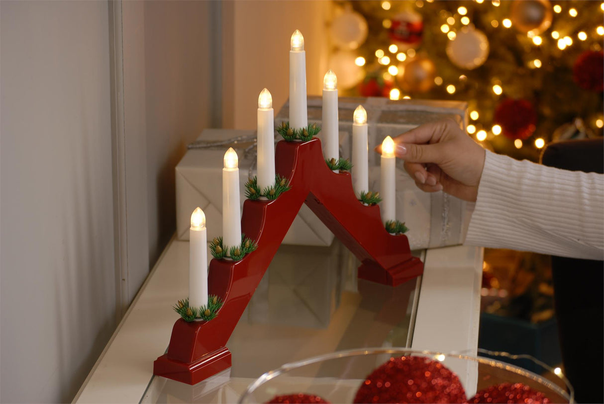 Light Up Candle Bridge (Red)